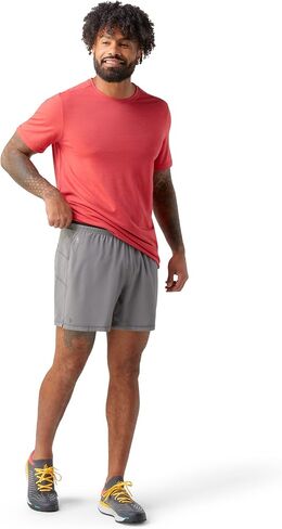 Smartwool Men's Active Lined 5" Short Medium Gray Xxl in Saudi Arabia