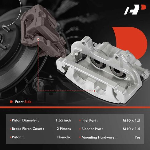 A-Premium Disc Brake Caliper Assembly with Bracket Compatible with Dodge Charger 2006-2011, Challenger 2009-2011, Magnum 2005-2008 & Chrysler 300 2005-2011, 3.5L 5.7L in Saudi Arabia