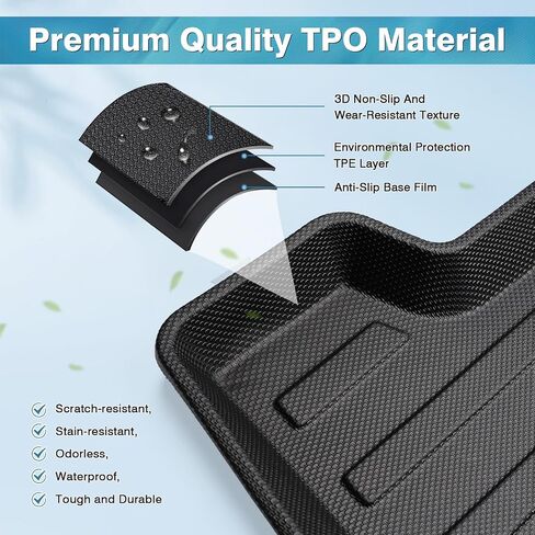 Mixsuper Cargo Liner for Volvo XC60 2018-2025, Trunk Mat for XC60 Accessories 3D All Weather Cargo Mat Anti-Slip Durable Odorless Rear Trunk Liner Black in Saudi Arabia