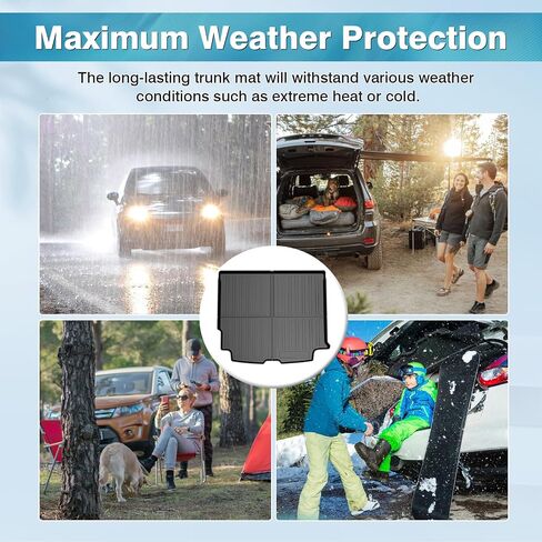 Mixsuper Cargo Liner for Volvo XC60 2018-2025, Trunk Mat for XC60 Accessories 3D All Weather Cargo Mat Anti-Slip Durable Odorless Rear Trunk Liner Black in Saudi Arabia