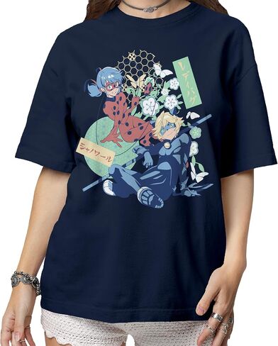 Isaac Morris Limited Miraculous Ladybug & Cat Noir Manga Style Men’s and Women’s Short Sleeve T-Shirt in Saudi Arabia