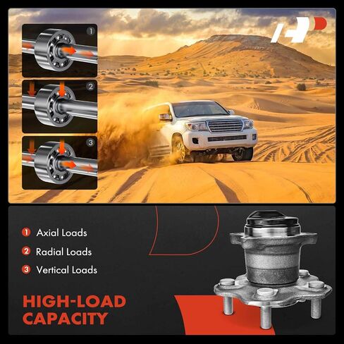 A-Premium 2 x Rear Wheel Bearing and Hub Assembly with 5-Lug Compatible with Nissan Sentra 2013-2019 in Saudi Arabia