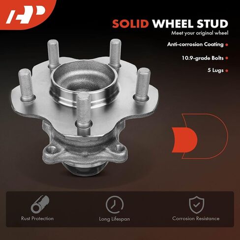 A-Premium 2 x Rear Wheel Bearing and Hub Assembly with 5-Lug Compatible with Nissan Sentra 2013-2019 in Saudi Arabia