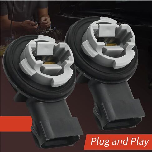 2 PCS Front Turn Signal Light Socket ، استبدال لجيب Wrangler JK JKU 2007 2008 2009 2010 2011 2013 2014 2015 2015 2017 2018 in Saudi Arabia