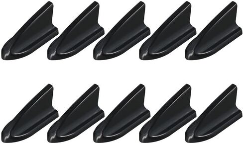 BYOBYO 10Pcs Carbon Fiber Black Car Roof Spoiler,Car Body Spoiler Kit with Self-Adhesive Tapes,Self-Adhesive Roof Wing Exterior Trim Accessory for Car in Saudi Arabia