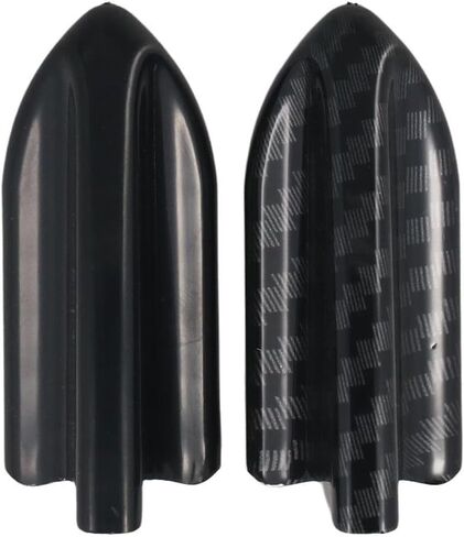 BYOBYO 10Pcs Carbon Fiber Black Car Roof Spoiler,Car Body Spoiler Kit with Self-Adhesive Tapes,Self-Adhesive Roof Wing Exterior Trim Accessory for Car in Saudi Arabia