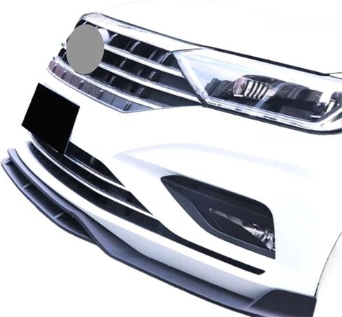 متوافق مع VW Jetta MK7 2019 2020 2021 الوفير الأمامي المفسد الشفاه أسفل الجسم مجموعة مجموعة الناشر واقي ضبط ABS لامع أسود (أسود لامع) in Saudi Arabia