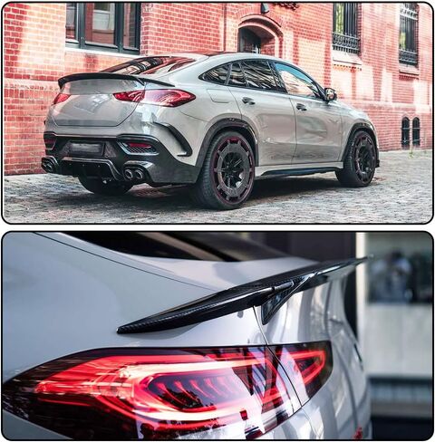 MCARCAR KIT Carbon Fiber Trunk Spoiler for Mercedes-Benz W167 GLE400 GLE450 GLE63 GLE53 AMG 4-Door 2020-2022 Door Auto Rear Boot Lid Highkick Spoiler Wing Lip in Saudi Arabia