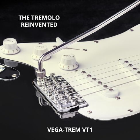Vega-Trem VT1 Standard 6-Screw Glossy Stratocaster Guitar Tremolo Bridge For Strat No Mods Easy Installation in Saudi Arabia