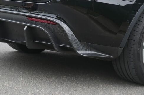 ترقية الناشر الخلفي ل Tesla Model Y 2017-2024 ، SPOILER TRACH Style (Black Matte) in Saudi Arabia