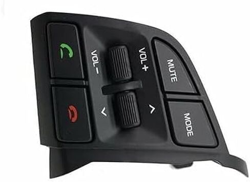 Left Steering Wheel Control Switch Button Compatible with Hyundai Tucson TL 2015 2016 2017 2018 Replace 96710D35004X in Saudi Arabia