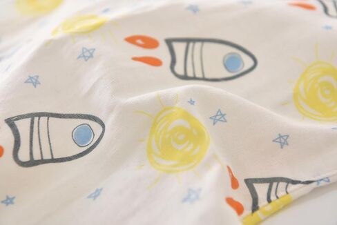 كيس نوم من القطن العضوي - 3 حزمة قابلة للارتداء ، 0.5 كيس نوم أكمام قابلة للتنفس لطفل صغير in Kuwait