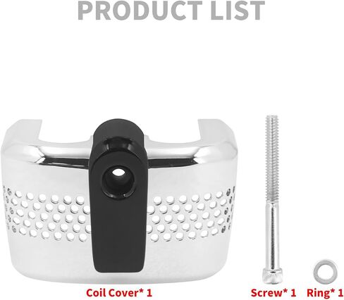 Hdbubalus Coortcycle Coil Cover Cover Cover Cover Cover Cover Fit for Harley Softail Street Bob Breakout Low Rider S Heritage Classic 2018 old All Black in Kuwait
