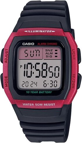 Casio Men's W-96H-4AVCF Classic Digital Display Quartz Black Watch in Saudi Arabia