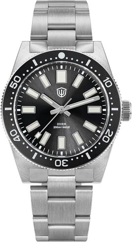 الساعات VH31 Quartz ، WD1965 62MAS Dive Watch 38mm مقببة من الياقوت الكريستال Wristwatch 200m ساعات مقاومة للماء in Kuwait