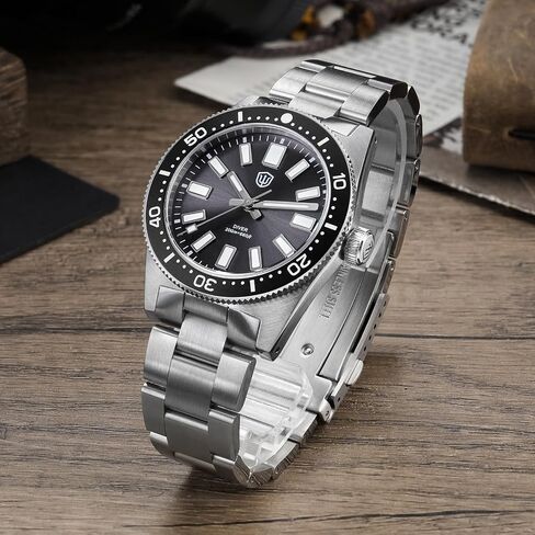 الساعات VH31 Quartz ، WD1965 62MAS Dive Watch 38mm مقببة من الياقوت الكريستال Wristwatch 200m ساعات مقاومة للماء in Kuwait