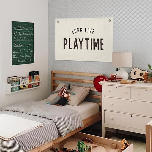 Long Live Boyhood Banner, Boys Room Decor, Vintage Linen Banner Wall Hanging Banner Flag Decor for Toddler Boy Room Nursery Playroom in Saudi Arabia