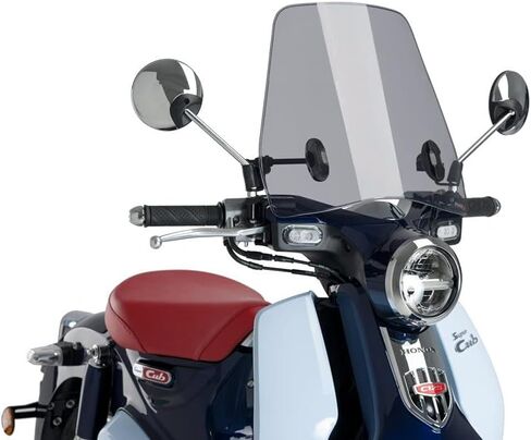 Puig Windshield Urban Honda Super CUB C125 18-19 C/Light Smoke in Saudi Arabia