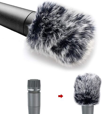 مرشح بوب متوافق مع Shure BETA 87A - أغطية إسفنجية للميكروفون لـ BETA 87C، SM87A، SM86، SM85 Mic مثل A85WS من YOUSHARES (قطعتان) in Kuwait