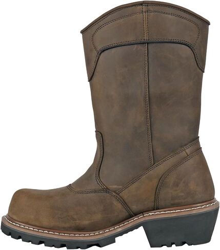 HOSS Aspen Logger Men's Composite Toe Electrical Hazard Puncture-Resisting Waterproof Pull-on Boot in Saudi Arabia