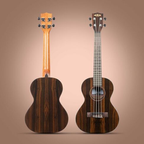 Kala KA-ZCT-T Ziricote Tenor Ukulele Bundle with Hard Case, Tuner, Austin Bazaar Instructional DVD, and Polishing Cloth in Saudi Arabia