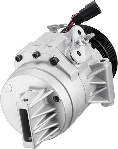 68649 ضاغط تكييف الهواء A/C مع قابض متوافق مع Ford Fusion 3.5L 2010-2012 ، متوافق مع Lincoln MKZ 3.5L 2007-2012 ، SP17 Style ، 6 أخاديد in Saudi Arabia