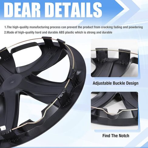 يغطي عجلة Autowiki بدائل 16 '' 'Hubcaps لـ Honda Civic 2016 2017 2018 2019 2020 2021 أغطية عجلة سيدان هوندا Civic ، مجموعة محور عجلة 15 بوصة من 4 ، لون ورنيش أسود in Saudi Arabia