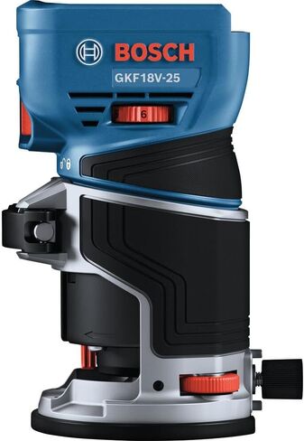 BOSCH GKF18V-25PL14 18V Brushless Colt™ Palm Router Kit مع (1) CORE18V® 4 Ah بطارية طاقة متقدمة وقاعدة غطس in Saudi Arabia