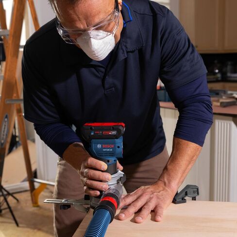 BOSCH GKF18V-25PL14 18V Brushless Colt™ Palm Router Kit مع (1) CORE18V® 4 Ah بطارية طاقة متقدمة وقاعدة غطس in Saudi Arabia