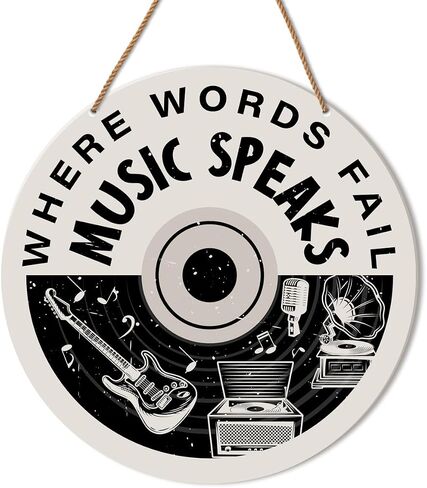 HSNBT Recording Studio Door Sign, Recording in Progress Do Not Disturb Hanging Sign for Music Room in Kuwait