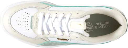 حذاء رياضي نسائي من PUMA Karmen Rebelle برباط علوي أبيض/أخضر - 10 متوسط ​​أمريكي in Kuwait