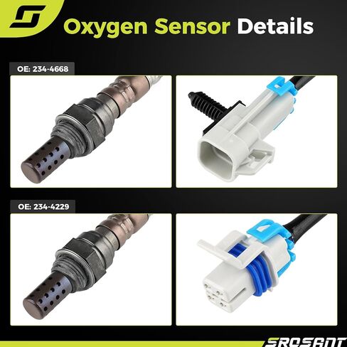 234-4668 234-4256 Oxygen O2 Sensor Upstream and Downstream Compatible with Chevy Avalanche Suburban Silverado 1500 2500 3500HD Tahoe, Replacement for GMC Sierra Yukon XL 2008-2012 4.8 5.3 6.0 6.2L in Saudi Arabia