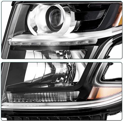 مجموعة LED DRL Tail Light Assembly متوافقة مع 2015 2016 2017 2018 2019 2020 Chevy Tahoe Suburban Leachs الخلفية الخفيفة in Saudi Arabia