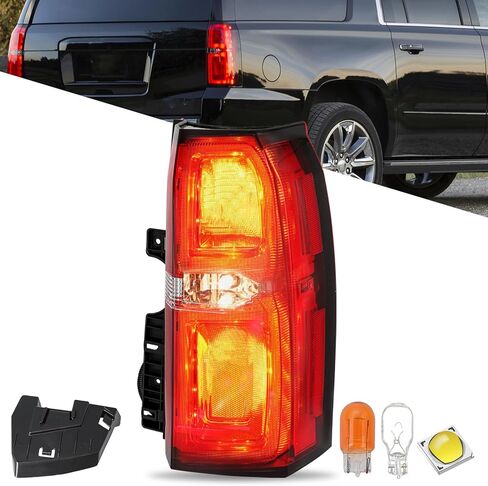 مجموعة LED DRL Tail Light Assembly متوافقة مع 2015 2016 2017 2018 2019 2020 Chevy Tahoe Suburban Leachs الخلفية الخفيفة in Kuwait