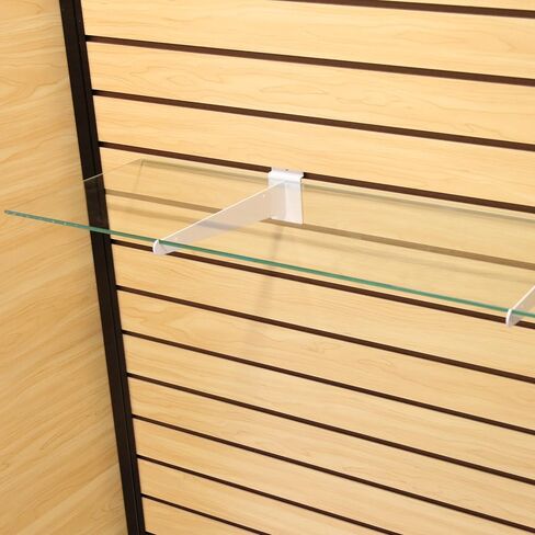 SSWBasics Tempered Glass Shelf - Set of 2, 10" x 36" x 3/16" - Stylish & Sturdy Floating Shelves in Saudi Arabia