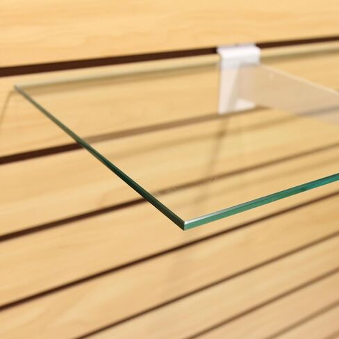 SSWBasics Tempered Glass Shelf - Set of 2, 10" x 36" x 3/16" - Stylish & Sturdy Floating Shelves in Saudi Arabia