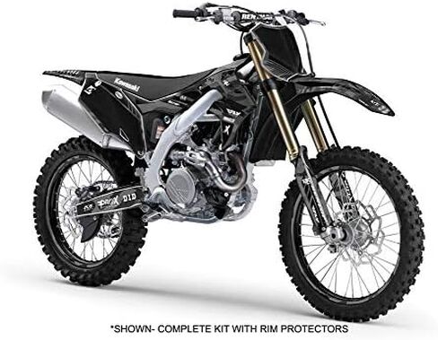 2020-2025 KLX 300 R Apache Gray Senge Graphics Kit مع Rider I.D. متوافق مع كاواساكي in Kuwait