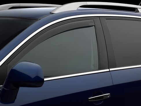 Weathertech مخصص النافذة الجانبية المناسبة النافذة لسييرا 2500HD/3500HD ، سيلفرادو 2500HD/3500HD - (809777) ، الزوج الأمامي - داكن الصبغة in Kuwait