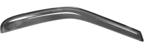 IKON MOTORSPORTS Tape On External Window Visor, Compatible with 1997-1999 Ford F-250 1997-2003 F-150 Standard Cab, Slim Style Dark Smoke Tint Acrylic Shade Rain Sun Guard Wind Vent Air Deflector in Saudi Arabia