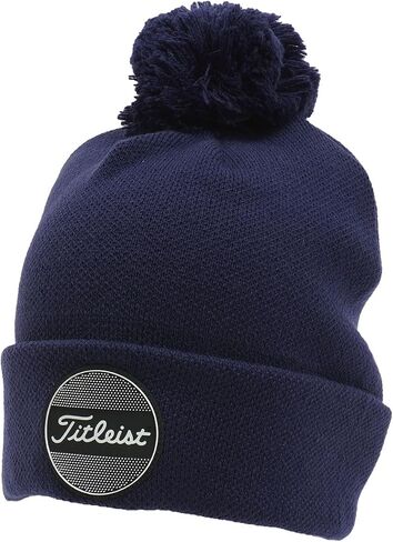 Titleist Boardwalk Pom Pom Golf Beanie White One Size Fits Most in Kuwait