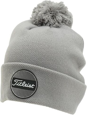 Titleist Boardwalk Pom Pom Golf Beanie White One Size Fits Most in Kuwait