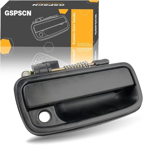 GSPSCN السائق الأمامي ومسافر مقبض الباب الخارجي للركاب لعام 1995-2004 تويوتا تاكوما-سلس أسود-OEM FIT 69220-35020 ، 69210-35020，91318،91319-دائمة ، سهلة التثبيت in Saudi Arabia