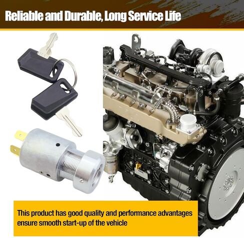 Engine Key Ignition Switch Fit for Kohler Diesel for Lombardini Engines Replaces ED0050412740-S in Saudi Arabia