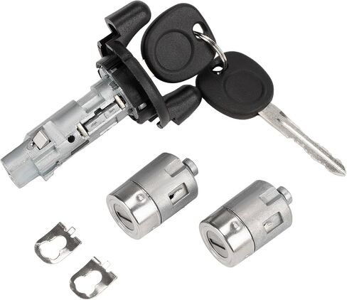 اسطوانة قفل الاشتعال 2 OEM Direct - PSLER مع 2 مفاتيح (704600/702912/598007) لعام 1999-2000 Chevy Silverado 1500/2500 ، Suburban ، Tahoe ؛ GMC Sierra 1500/2500 ، Yukon - استبدال مفتاح السيارات in Saudi Arabia