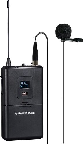 Sound Town 4 Channels Professional UHF Wireless Microphone System with Rack Mountable Metal Receiver and 4 Handheld Mics, for Church, School, Outdoor Wedding, Meeting, Party and Karaoke in Saudi Arabia