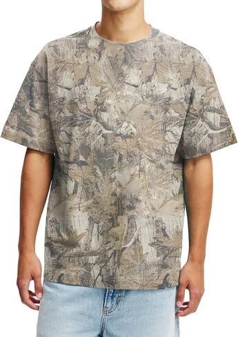 Camo Shirt for Men Camouflage Hunting Print Short Sleeve Crewneck Box Fit T-Shirt Mens Casual Performance Tee in Saudi Arabia