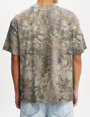 Camo Shirt for Men Camouflage Hunting Print Short Sleeve Crewneck Box Fit T-Shirt Mens Casual Performance Tee in Saudi Arabia
