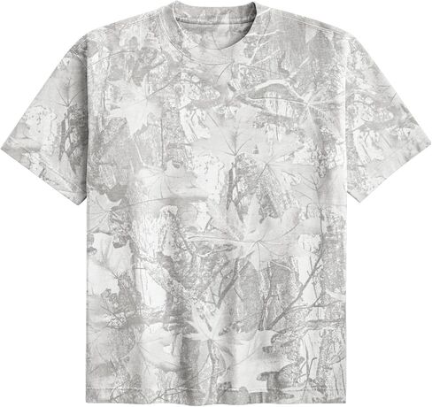 Camo Shirt for Men Camouflage Hunting Print Short Sleeve Crewneck Box Fit T-Shirt Mens Casual Performance Tee in Saudi Arabia