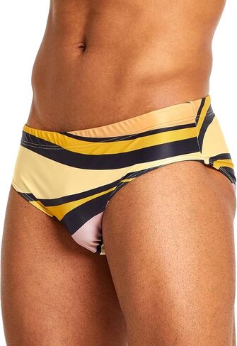 MIZOK Mens Swim Briefs Fashion Print Style Swimwear Sexy Swimsuits Bathing Suit in Saudi Arabia