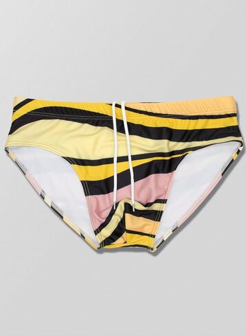 MIZOK Mens Swim Briefs Fashion Print Style Swimwear Sexy Swimsuits Bathing Suit in Saudi Arabia